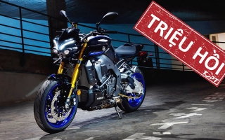 Thế giới 2 bánh: Yamaha triệu hồi MT-09 và MT-10 vì lỗi cảm biến bướm ga